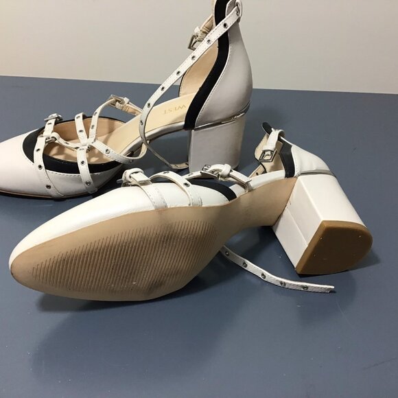 Brand New Nine West White Pumps Women's 7.5 - Picture 4 of 4